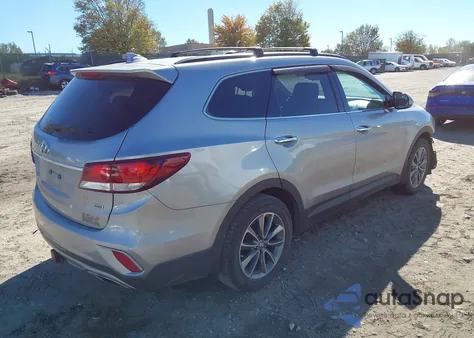 2017 Hyundai Santa Fe Se из США, поврежденный, VIN KM8SMDHF7HU206817